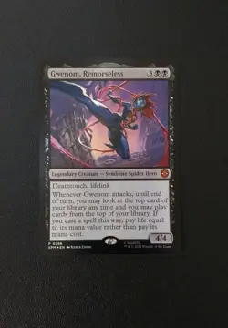 Gwenom Remorseless mtg Foil Promo 056 Magic The Gathering Spider-Man - Image 2