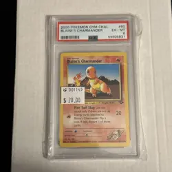 2000 Pokemon 1st Edition Blaine’s Charmander Gym Challenge 60/132 PSA 9. G001145 - Image 1