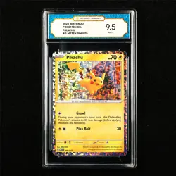 TQG 9.5 MINT+ 2023 Pokemon ENG Pikachu 006/015 - Image 1