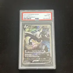 2022 POKEMON LUGIA V #186/195 ALT ART SILVER TEMPEST PSA 10 - Image 1