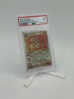 2002 POKEMON LEGENDARY COLLECTION #27 KABUTOPS-REVERSE FOIL PSA 9 - Image 3