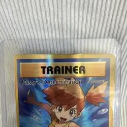 Pokemon TCG Evolutions Ultra Holo Full Art Trainer Misty's Determination 108/108 - Image 3