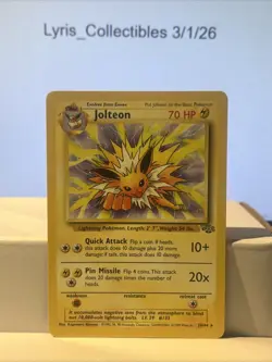 Jungle Jolteon #20/64 Non-holo Rare NM Pokemon TCG Vintage - Image 1