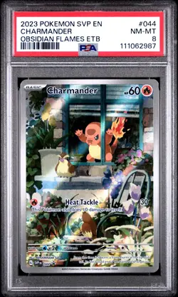 Charmander - SVP 044 - Black Star Promo - Obsidian Flames - PSA 8 - Pokemon TCG - Image 1