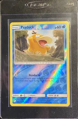 Psyduck Reverse Holo 26/181 Pokemon TCG Sun & Moon Team Up Reverse Holo NM - Image 4