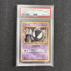 Pokemon Gastly Vending Series 3 Japanese #092 PSA 10 Gem Mint - Image 1