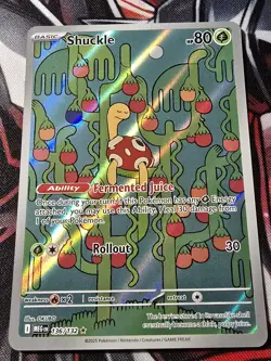 Pokemon ME01: Mega Evolution #136/132 Shuckle Illustration Rare - NM - Image 1