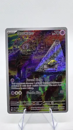 Pokemon TCG Drowzee Scarlet & Violet 210/198 Holo NM - Image 1