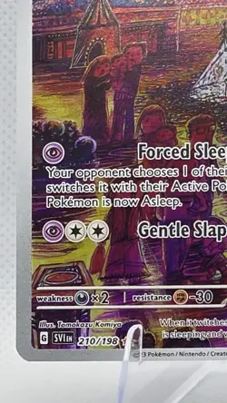 Pokemon TCG Drowzee Scarlet & Violet 210/198 Holo NM - Image 3