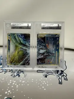 Lugia Legend Holo Complete 2010 Pokemon Heartgold & Soulsilver #113 & #114 BGS 9 - Image 1