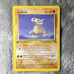 Pokemon TCG Cubone 1st Edition Base Set Common 50/64 English 1999 ( NM ) - Image 1