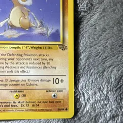 Pokemon TCG Cubone 1st Edition Base Set Common 50/64 English 1999 ( NM ) - Image 5