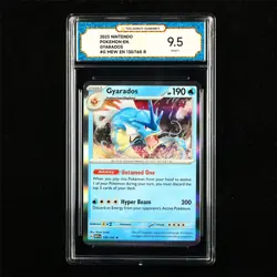 TQG 9.5 MINT+ 2023 Pokemon ENG Gyarados 130/165 R - Image 1