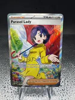 Pokemon TCG Parasol Lady 238/182 Ultra Rift SV Paradox Rift Holo En - Image 1