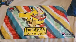 Pokemon Center 2023 World Championships Yokohama Pikachu Ramen Playmat New - Image 1