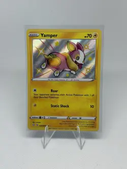 2021 Pokemon TCG Sword & Shield Shining Fates #SV039/SV122 Yamper Shiny - Image 1