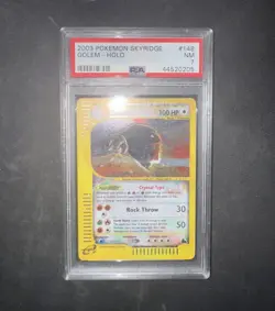 2003 Pokemon Skyridge Golem #148/144 PSA 7 - Image 1