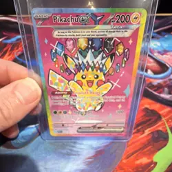 Pokemon Pikachu EX SIR 277/217 Ascended Heroes English - Pack Fresh - NM - Image 1