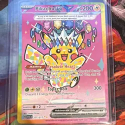 Pokemon Pikachu EX SIR 277/217 Ascended Heroes English - Pack Fresh - NM - Image 2