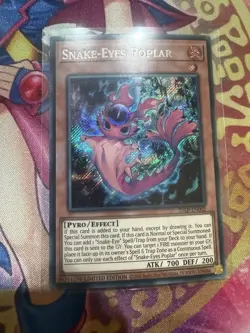 Snake-Eyes Poplar 25LP-EN002 Secret Rare Yugioh World Championship - Image 1