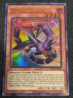 Yugioh Rokket Caliber BODE-EN001 Ultra Rare 1st Ed VLP - Image 1