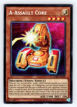 Yugioh A-Assualt Core LCKC-EN019 Unlimited Secret Rare Holo - NM 💎 - Image 1