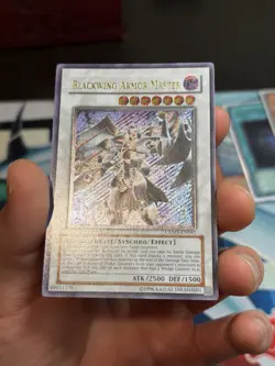 GREY STAMP Ultimate Rate Blackwing Armor Master NEAR MINT/VLP Enhanced #2 - Image 1