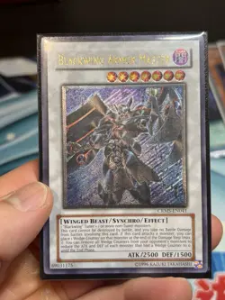 GREY STAMP Ultimate Rate Blackwing Armor Master NEAR MINT/VLP Enhanced #2 - Image 2