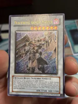 GREY STAMP Ultimate Rate Blackwing Armor Master NEAR MINT/VLP Enhanced #2 - Image 3