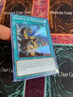 Yu-Gi-Oh! Rebirth of Nephthys HISU-EN009 Super Rare 1st Edition Near Mint b2/ - Image 2
