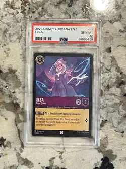 Disney Lorcana First Chapter Elsa #41 Snow Queen PSA 10 - Image 1