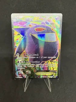 Pokemon Gengar-EX TCG Full Art Ultra Rare Card Phantom Forces 114/119 Holo - Image 1