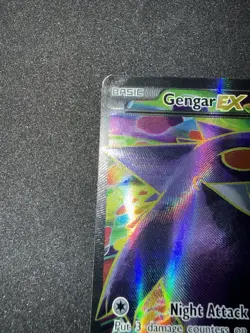 Pokemon Gengar-EX TCG Full Art Ultra Rare Card Phantom Forces 114/119 Holo - Image 5