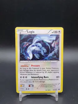 Lugia 78/124 Cracked Ice Holo Deck Exclusive HP Pokemon Card - Image 1