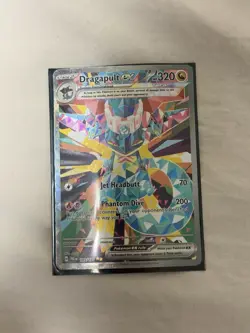 Pokemon Dragapult ex 165/131 Sv: Prismatic Evolutions Tera Holo Card - Image 1