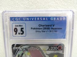 Lot of 2 Japanese Pokemon Cards Charizard V 2020 9.5 & Fuecoco 2023 10 CGC Grade - Image 3