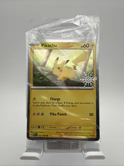 Pikachu - (Holiday Calendar) 025/165 Miscellaneous Cards & Products Holo - Image 1