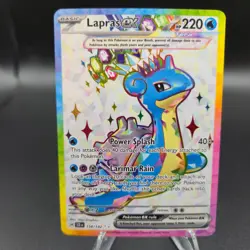 Lapras EX 158/142 Pokemon Card - SV07: Stellar Crown - NM - Image 1