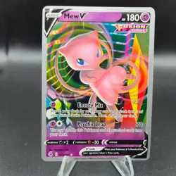 Mew V 113/264 2023 Pokemon Card - World Championships Fusion Strike - NM - Image 1