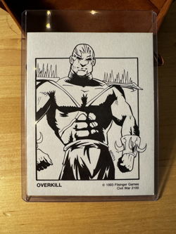 1994 Overkill GalactiCon Rare Limited Edition Card Champions of the Galaxy OOP - Image 1