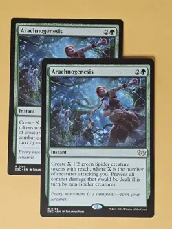 Magic MTG - Duskmourn: House of Horror Arachnogenesis DSC R #169x2 - Image 1