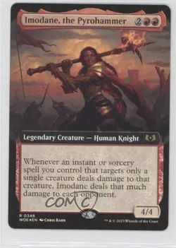 Imodane the Pyrohammer (Extended Art) Foil Magic: Wilds of Eldraine WOE #0348 - Image 1