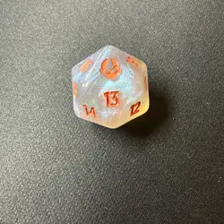 1x Oversized Spindown D20 Die - MTG Avatar: The Last Airbender Dice Life Counter - Image 2