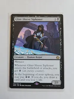 Glint-Sleeve Siphoner - Aether Revolt - MTG Magic - Rare - Black Creature - Image 1