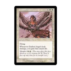 WotC MtG Onslaught Exalted Angel (R) NM - Image 1