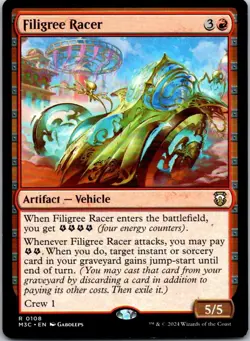 Magic the Gathering HP Filigree Racer Modern Horizons 3 Commander MTG - Image 1