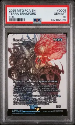 PSA 10 MTG Final Fantasy Terra Branford Urza, Lord High Artificer Showcase Foil - Image 1