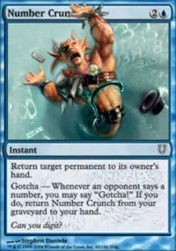 Number Crunch x1 - Unhinged - NM-Mint, English - Unhinged - Image 1