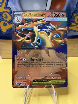 Pokemon TCG - Mega Charizard Y EX Mega Evolution Black Star Promo 030 - Image 1