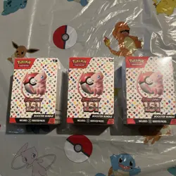 POKEMONE 151 LOT OF 3 BOOSTER BUNDLES FACTORY SEALED - Image 1